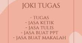 Bisnis Jasa Joki Tugas